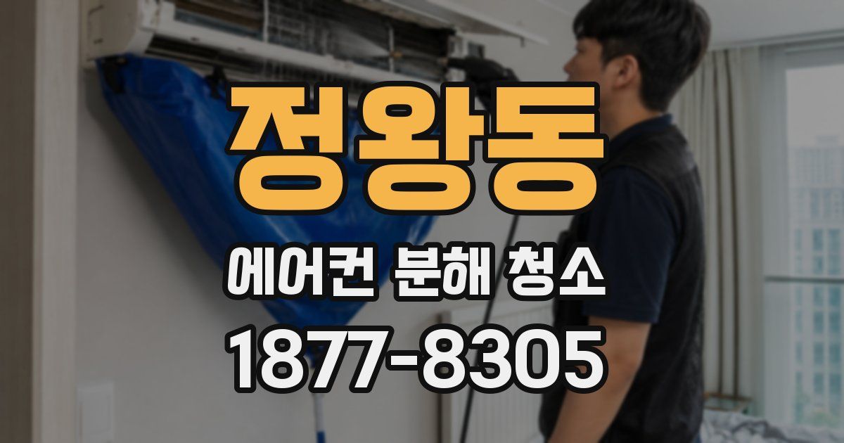 정왕동 에어컨 분해 청소