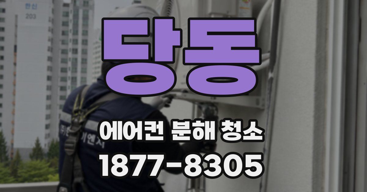 당동 에어컨 분해 청소