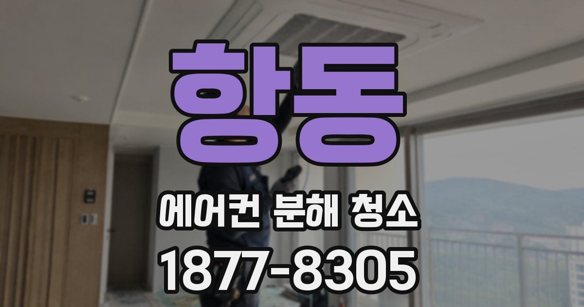 항동 에어컨 분해 청소