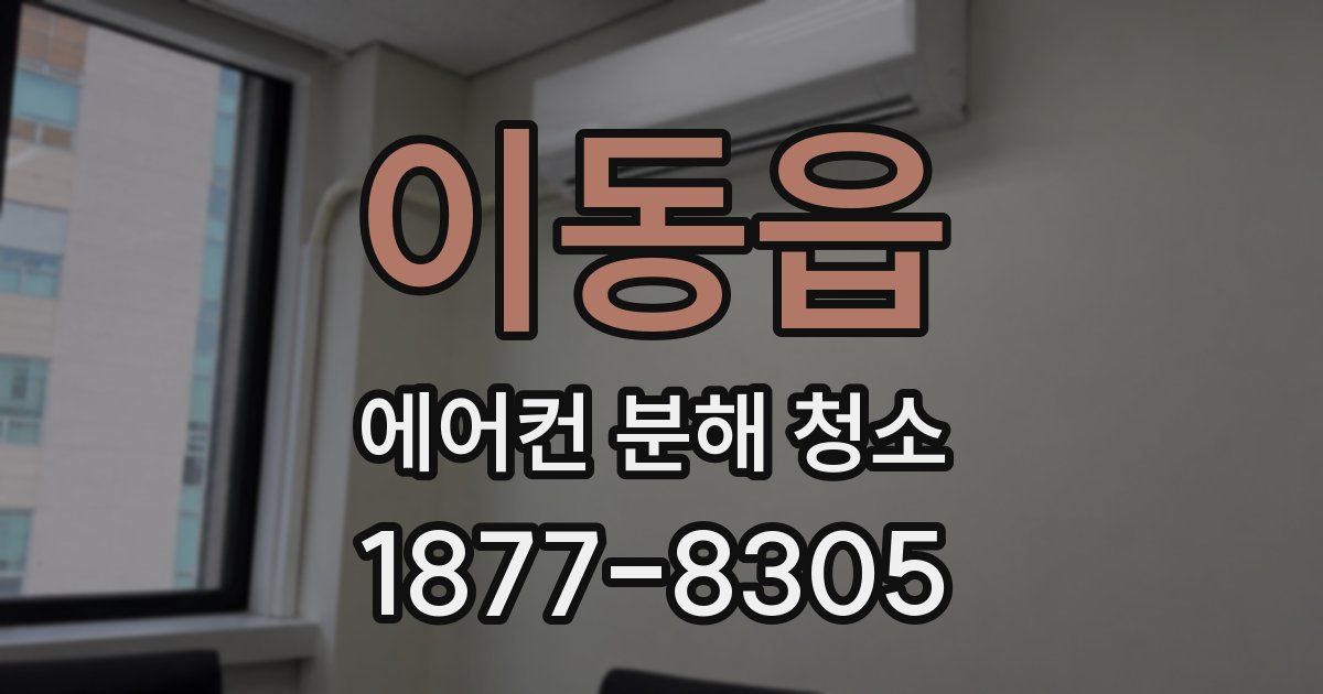 이동읍 에어컨 분해 청소