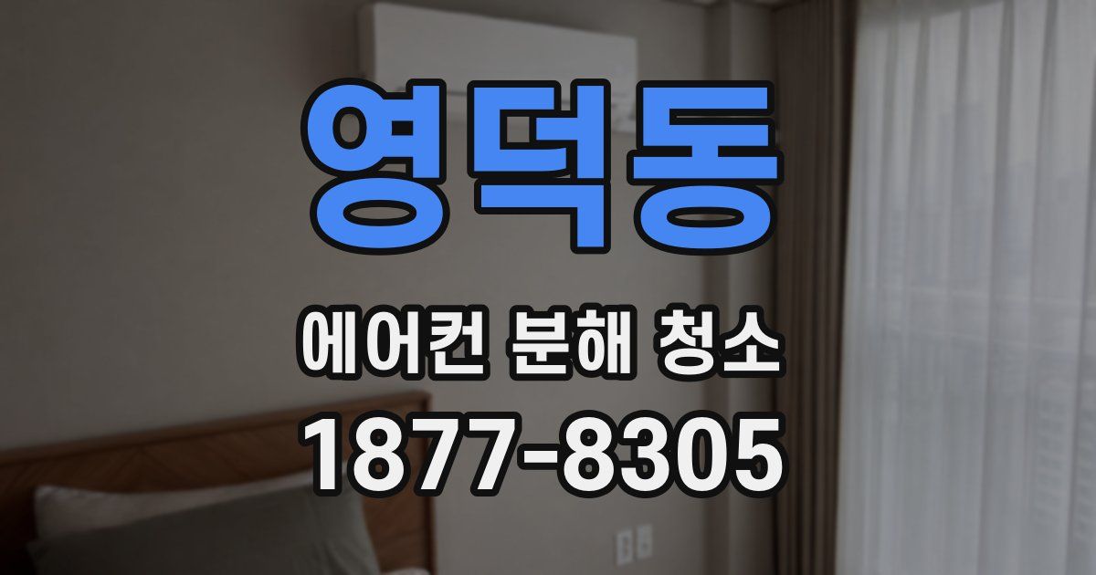 영덕동 에어컨 분해 청소