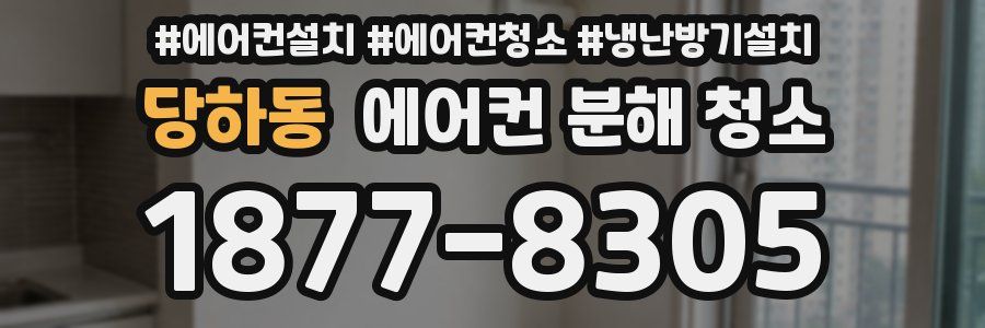 당하동 에어컨 분해 청소