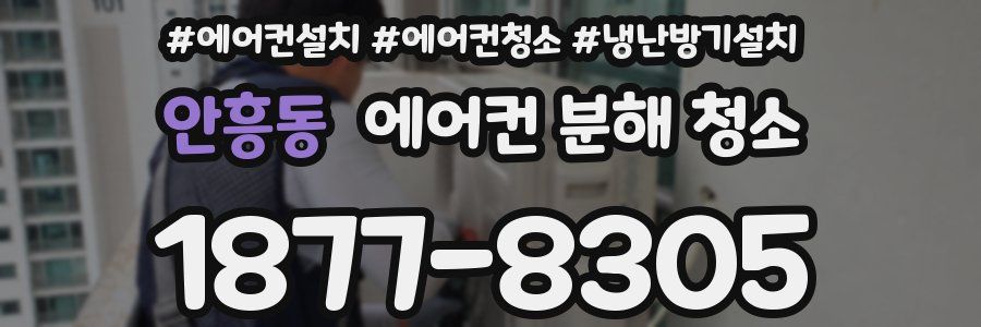 안흥동 에어컨 분해 청소