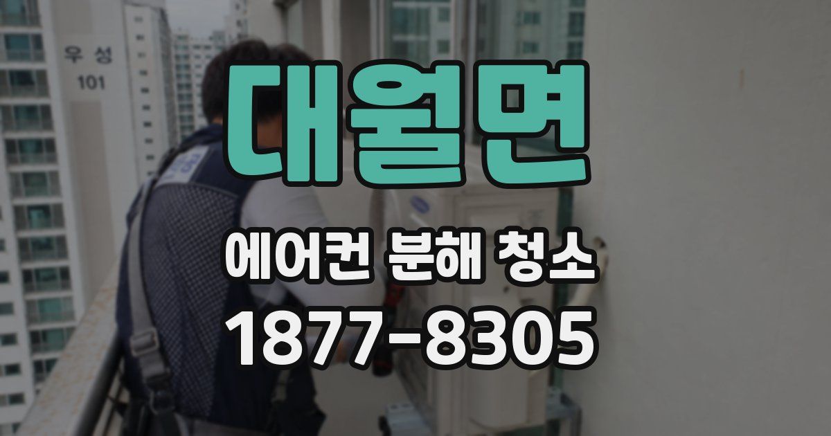 대월면 에어컨 분해 청소