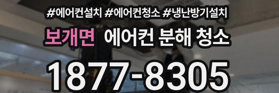 보개면 에어컨 분해 청소