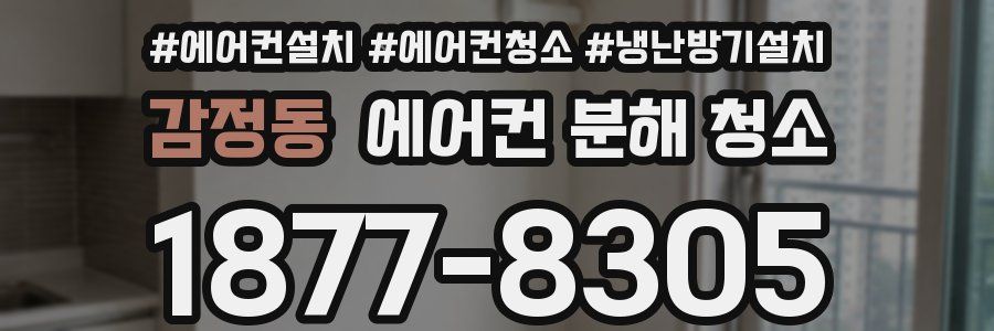 감정동 에어컨 분해 청소
