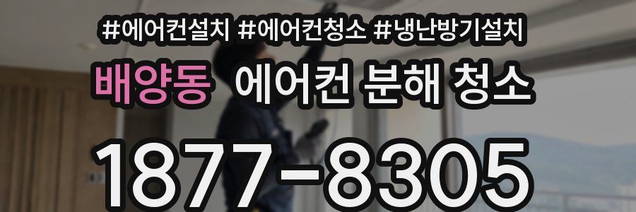 배양동 에어컨 분해 청소