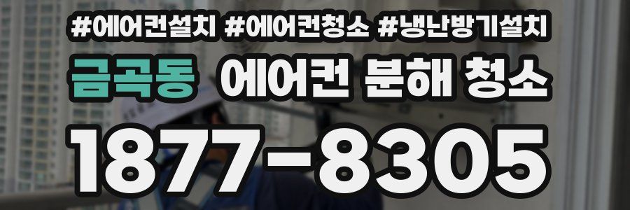 금곡동 에어컨 분해 청소