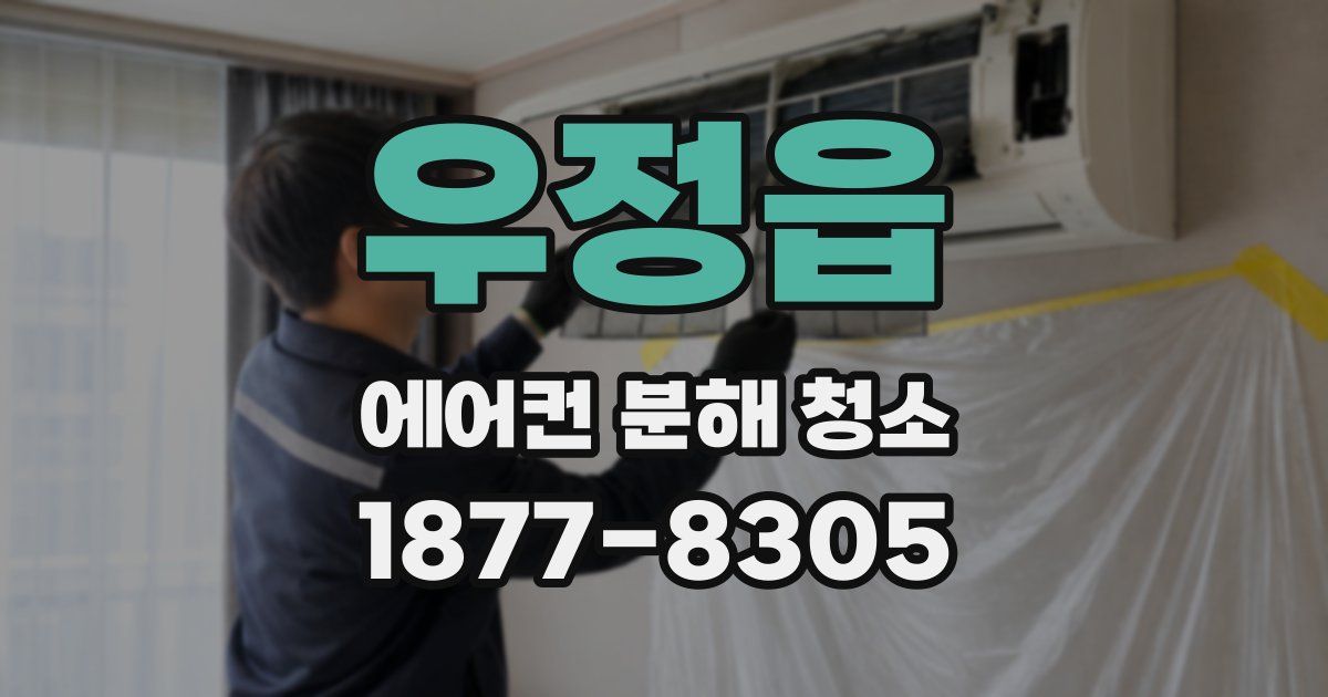 우정읍 에어컨 분해 청소
