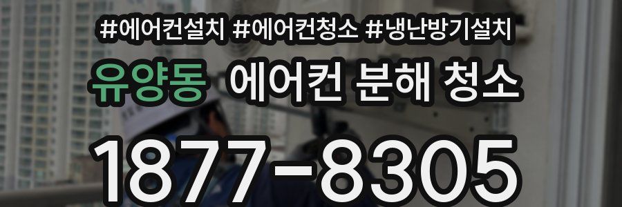 유양동 에어컨 분해 청소
