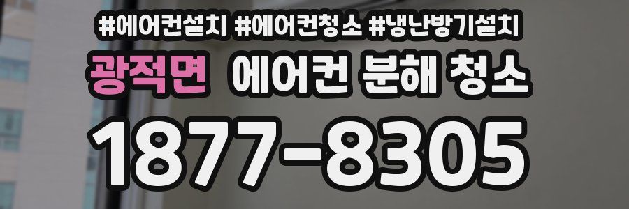 광적면 에어컨 분해 청소
