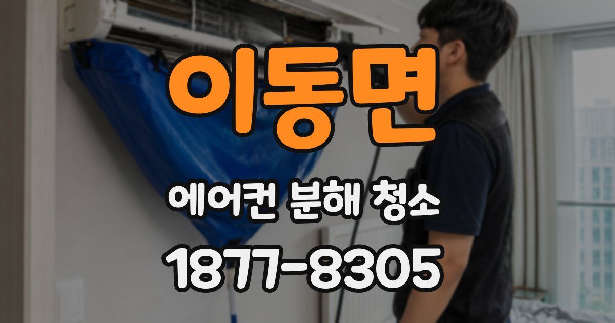 이동면 에어컨 분해 청소