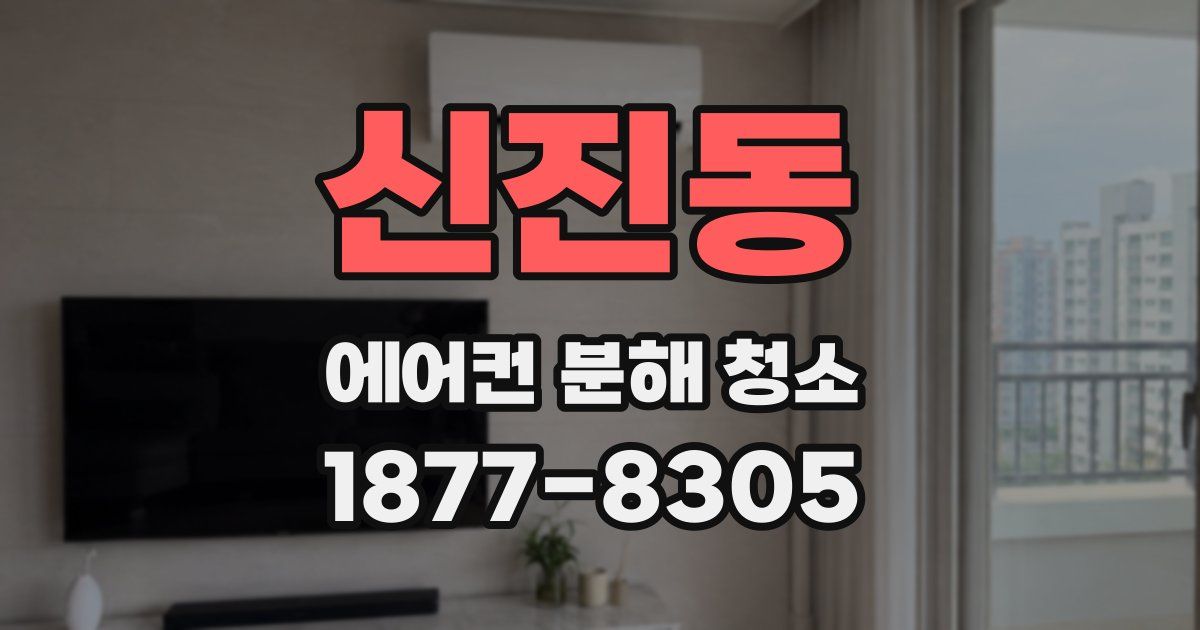 신진동 에어컨 분해 청소