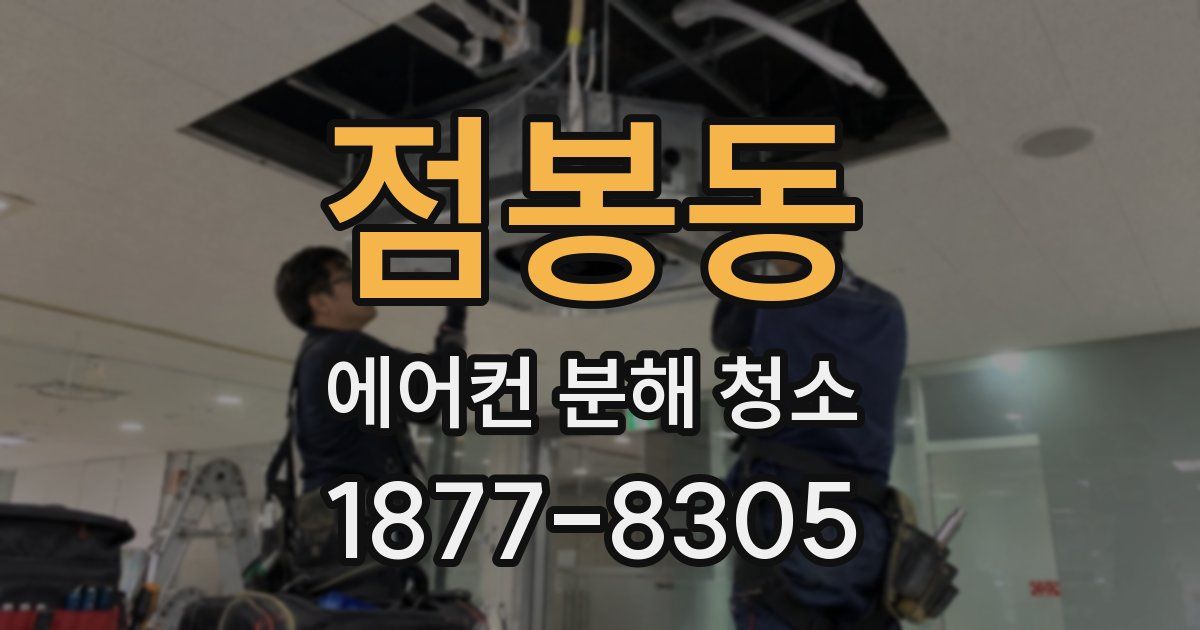 점봉동 에어컨 분해 청소