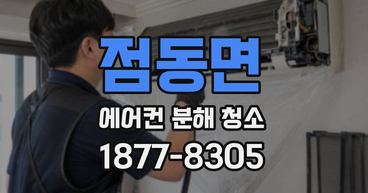 점동면 에어컨 분해 청소