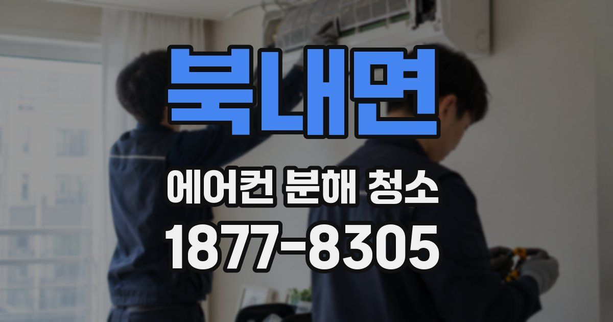 북내면 에어컨 분해 청소