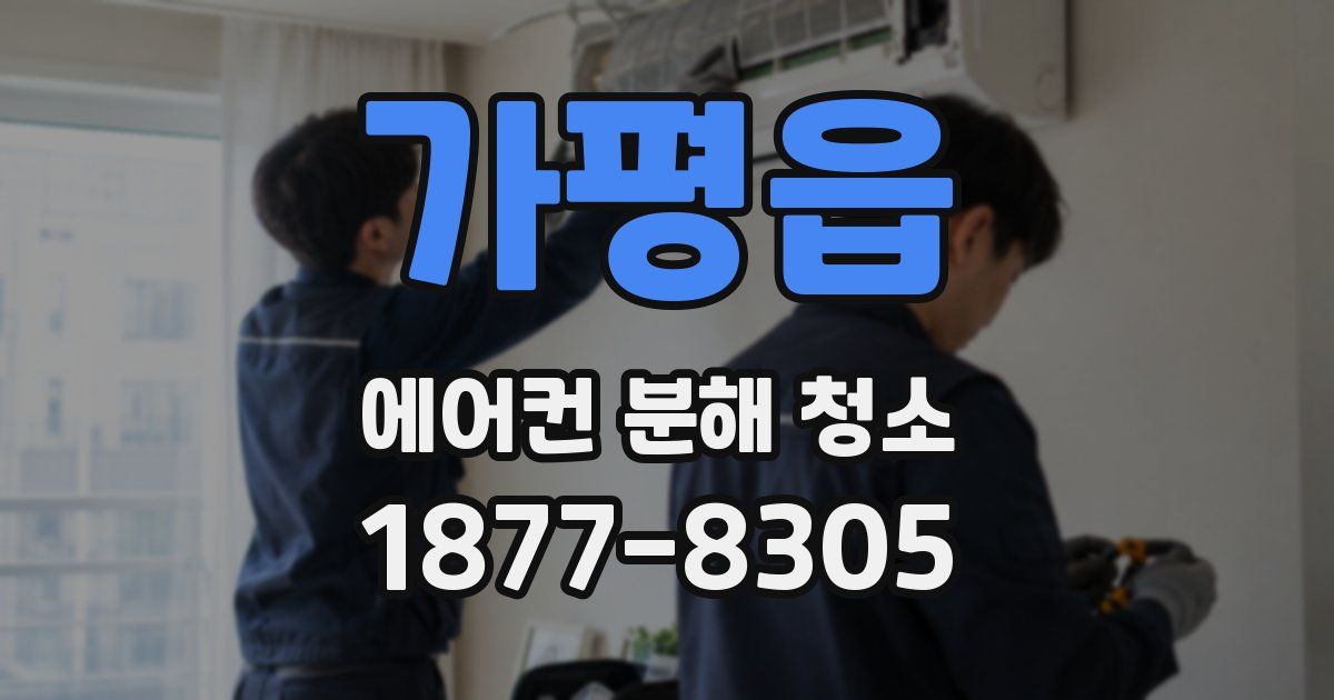 가평읍 에어컨 분해 청소
