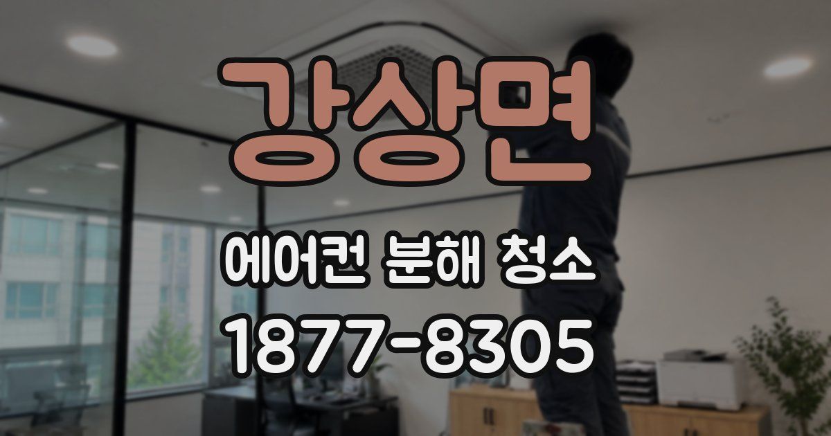 강상면 에어컨 분해 청소