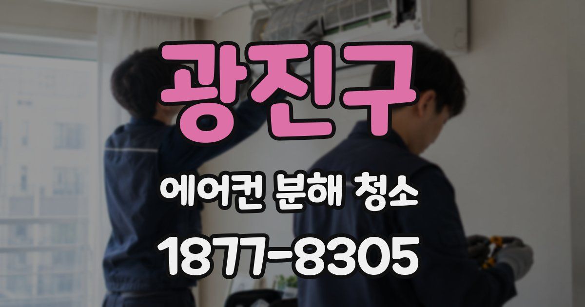 광진구 에어컨 분해 청소