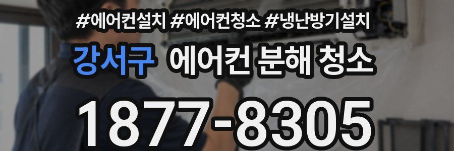 강서구 에어컨 분해 청소
