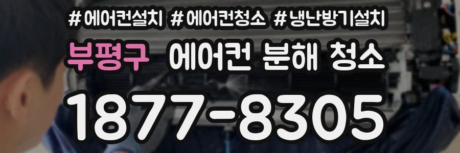 부평구 에어컨 분해 청소