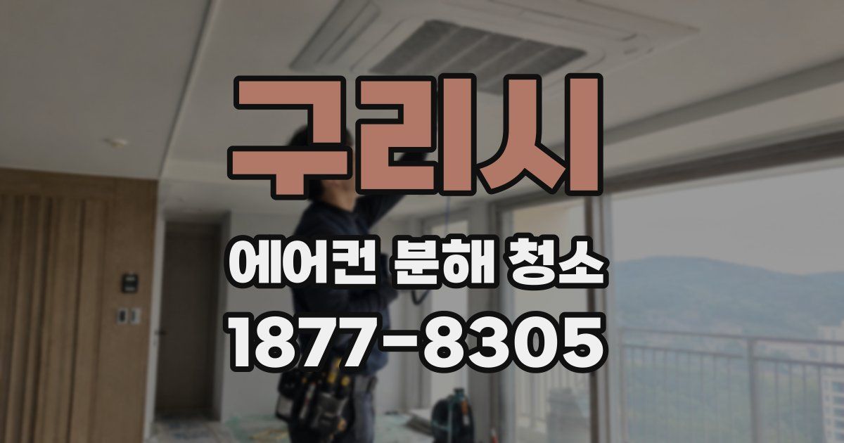 구리시 에어컨 분해 청소