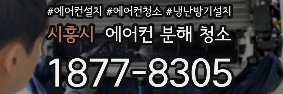 시흥시 에어컨 분해 청소