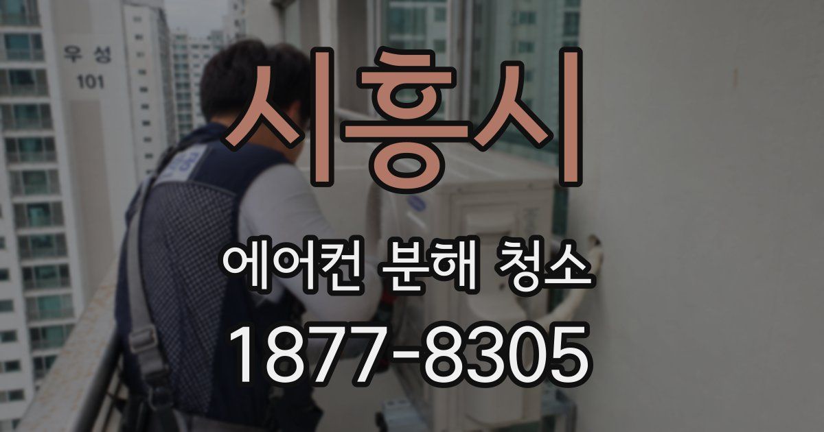 시흥시 에어컨 분해 청소