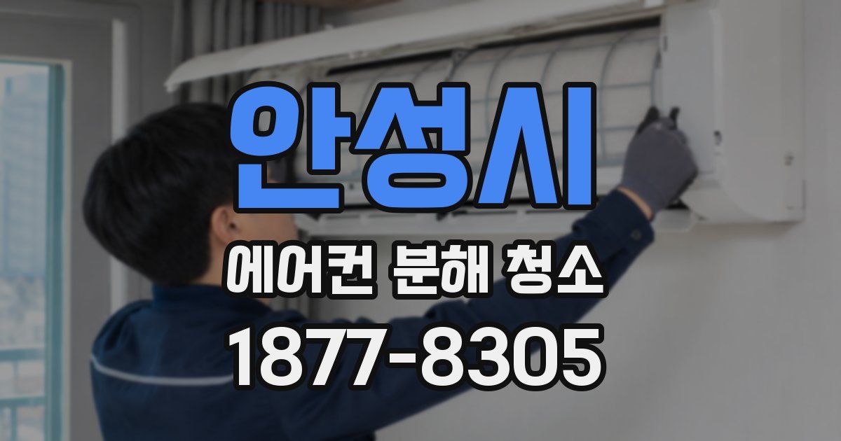 안성시 에어컨 분해 청소