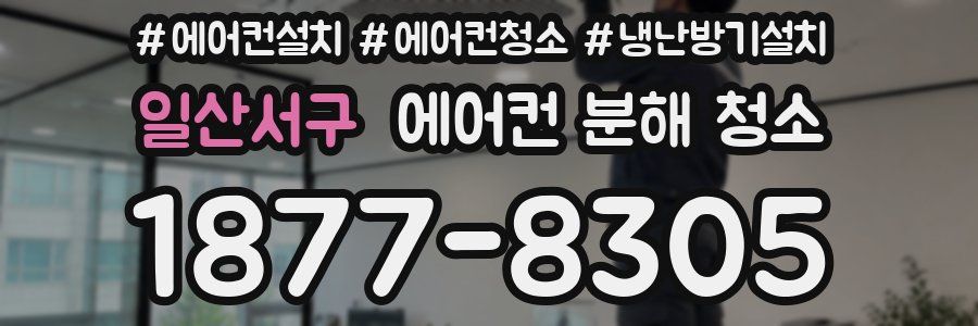일산서구 에어컨 분해 청소