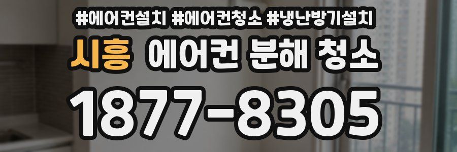 시흥 에어컨 분해 청소