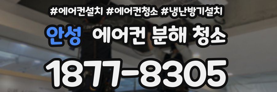 안성 에어컨 분해 청소
