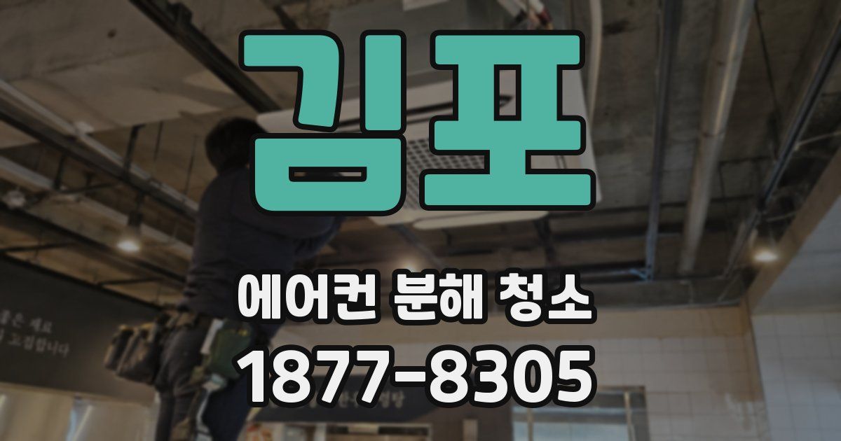 김포 에어컨 분해 청소