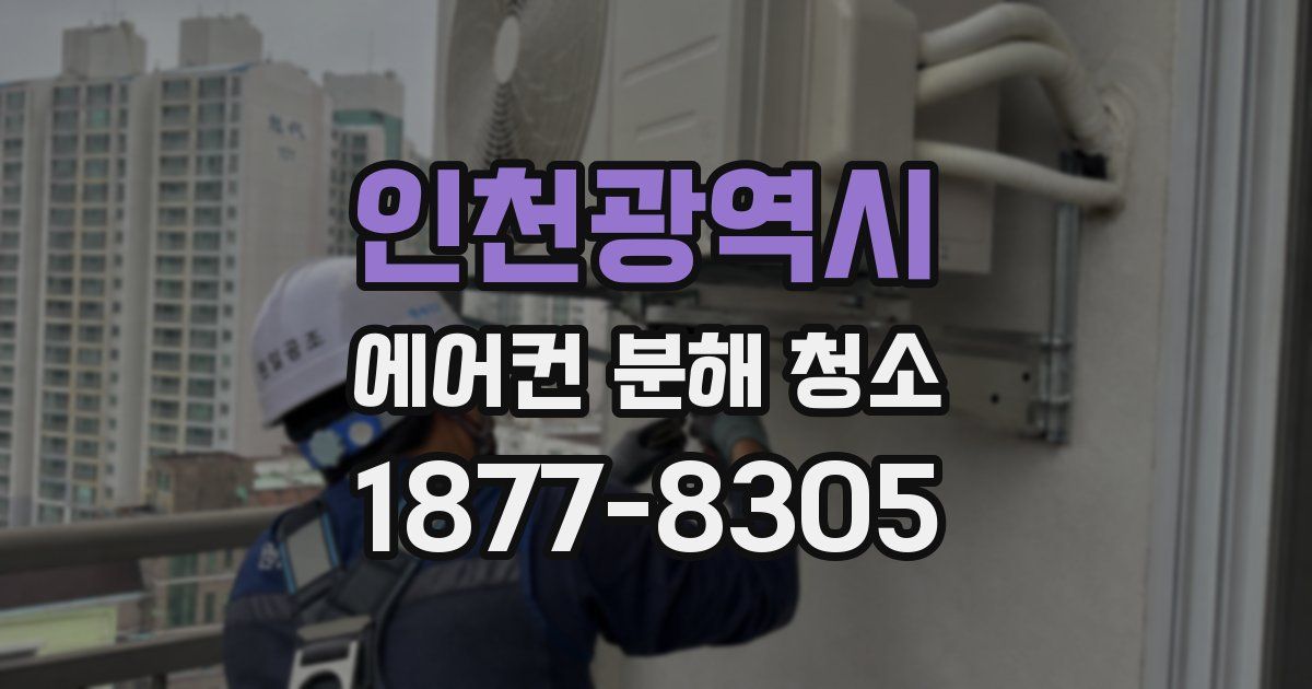 인천광역시 에어컨 분해 청소