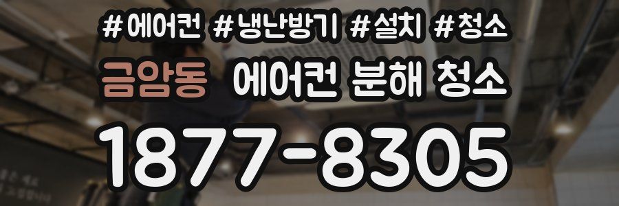 금암동 에어컨 분해 청소