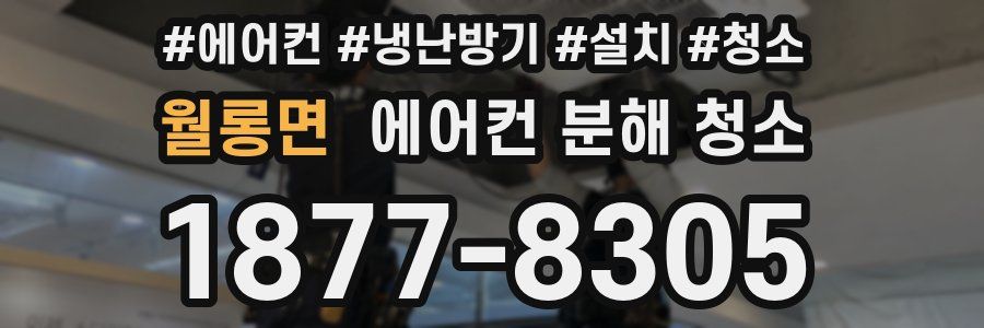 월롱면 에어컨 분해 청소