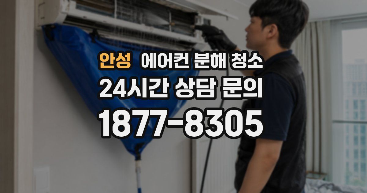 안성 에어컨 분해 청소