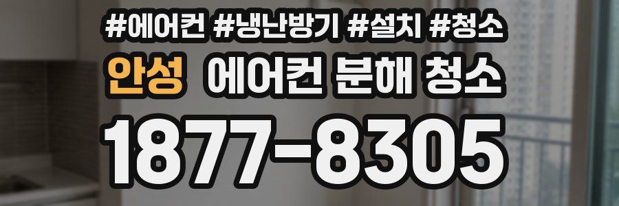 안성 에어컨 분해 청소