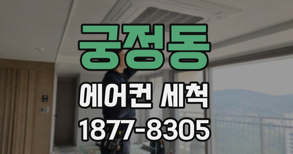궁정동 에어컨 세척
