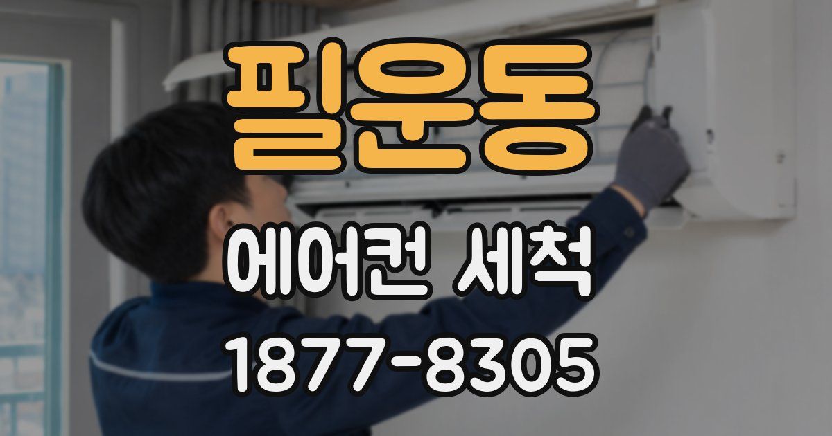 필운동 에어컨 세척