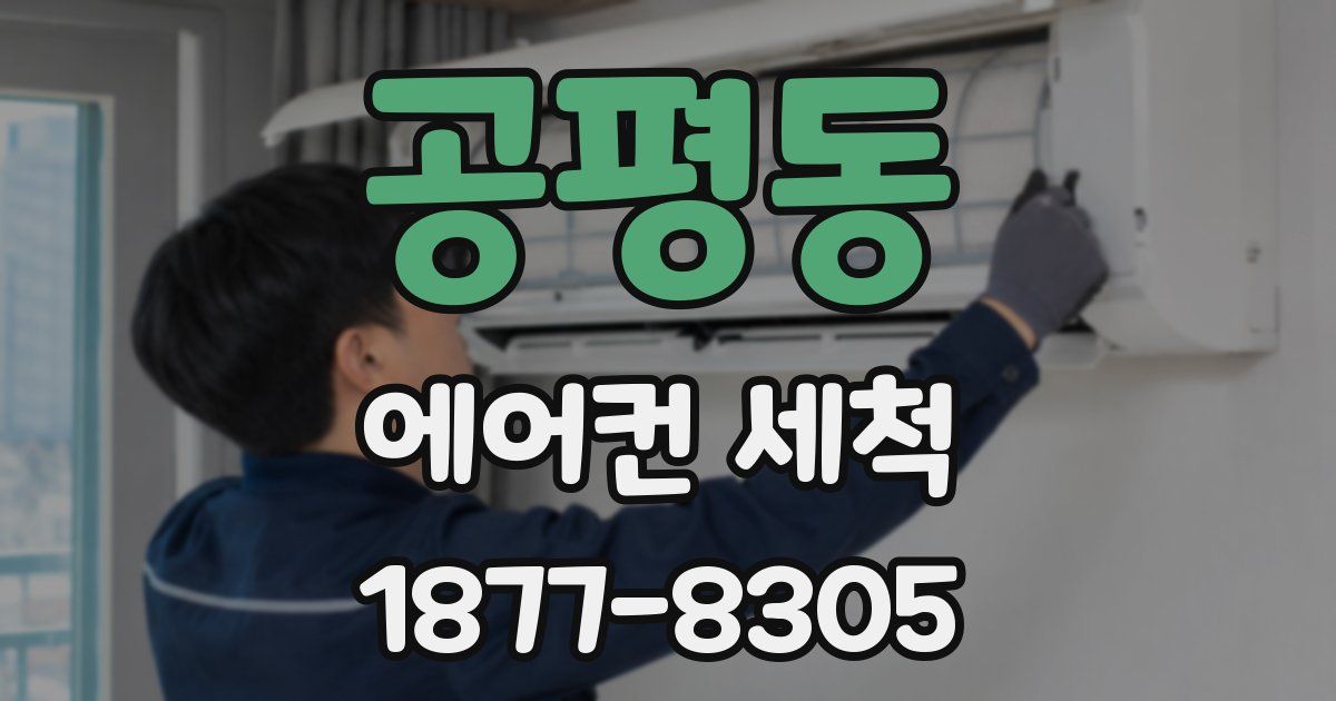 공평동 에어컨 세척