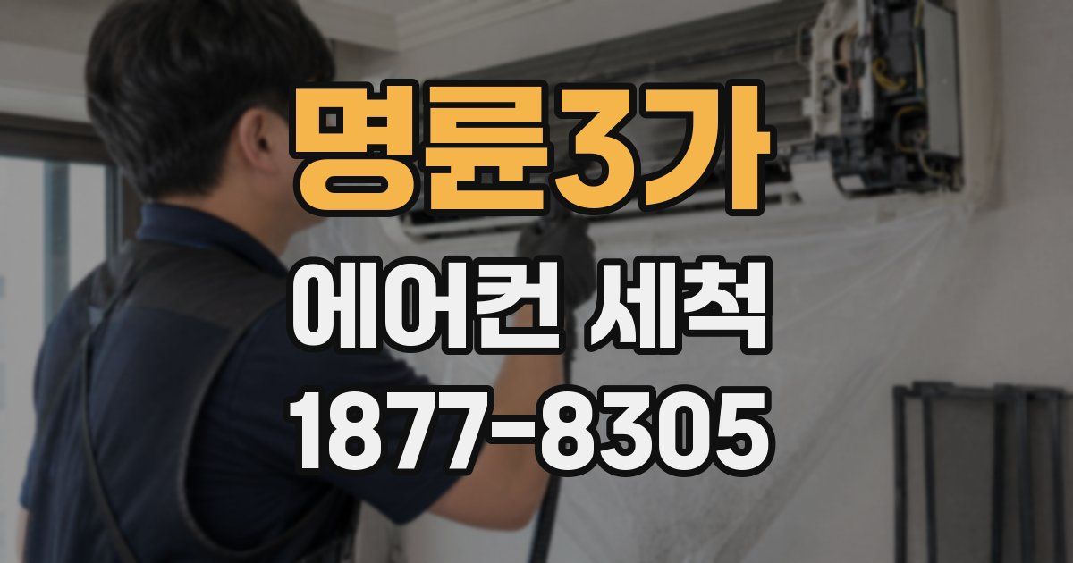 명륜3가 에어컨 세척
