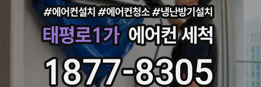 태평로1가 에어컨 세척