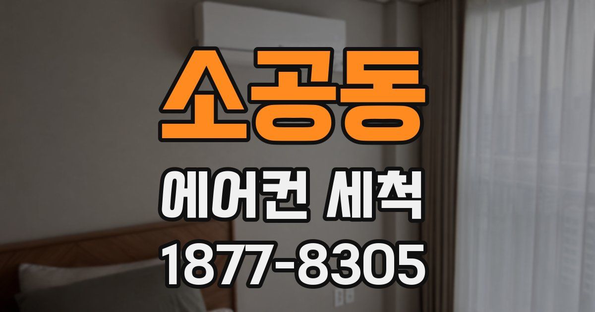 소공동 에어컨 세척