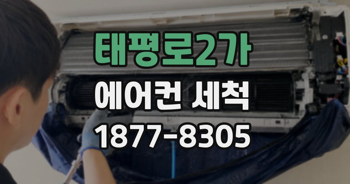 태평로2가 에어컨 세척