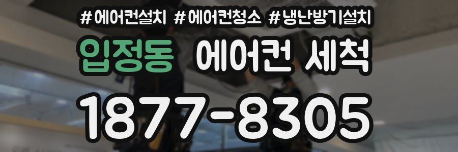 입정동 에어컨 세척