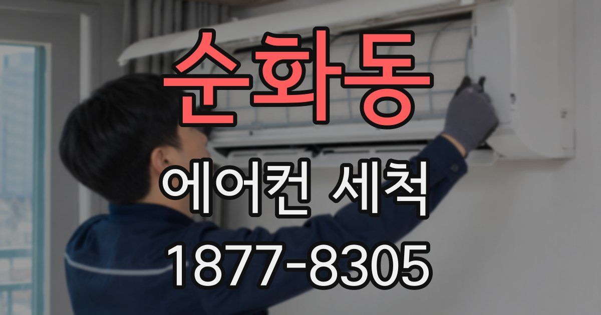 순화동 에어컨 세척