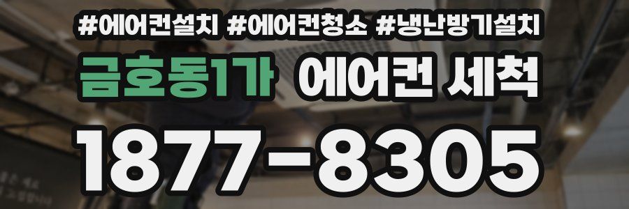 금호동1가 에어컨 세척