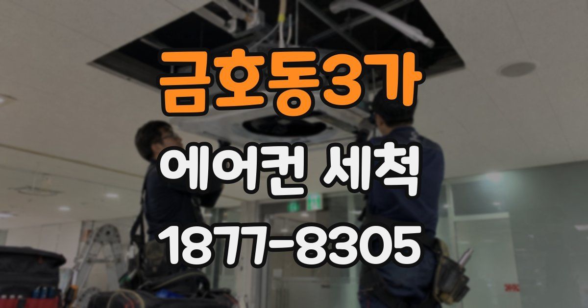 금호동3가 에어컨 세척