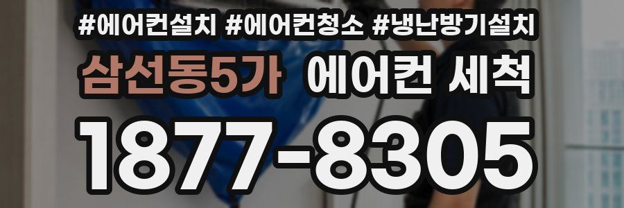 삼선동5가 에어컨 세척